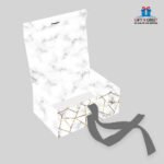 Gift N Greet 1Pcs Medium Multipurpose Gift Box Decorative Folding Paper Gift Box with Ribbon | Paper Gift Hamper Boxes for christmas wedding Return Gifts, | gift boxes for Return Gifting (White Rigid Box) - Image 6