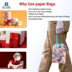 Gift N Greet Paper Gifts Bags with Rope Handle | ( Pack Of  )| 230 GSM Strong Paper |Feather Design Party Bag | Paper Goodie Bags | Gift Bags For Return Gifts | Gifting,Weddings,Birthday,Holiday Presents - Image 3