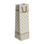 Gift N Greet Wine Bottle Gift Bags with Rope Handle (Set Of- ) | Designer Paper Wine Bags | wine bottle holder bag for Parties & Gifting | Traditional Theme