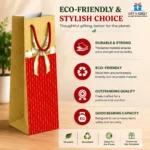 Paper Wine Bags Bow Theme LifeStyle Infographic