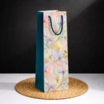 Paper Wine Bags Floral Theme Display Shot