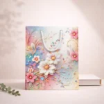Paper Gift Bags with Rope Handle | Floral Design (Medium) – Gift Packaging India - Image 2