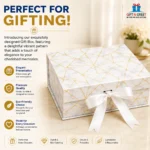 Foldable Box Marble - LifeStyle Infographic - White