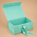 Foldable Box Marble - Open - Green
