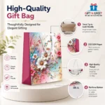 Paper Gift Bags – Floral Design Infographic