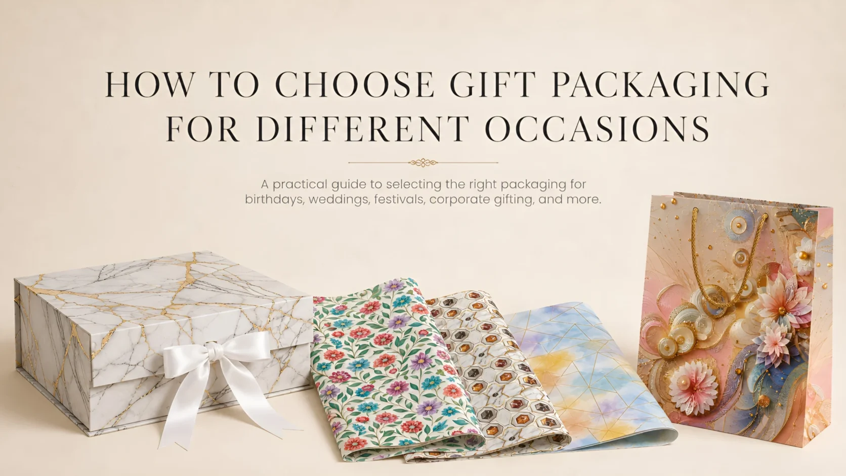 How To Choose Gift Packaging For Different Occasions