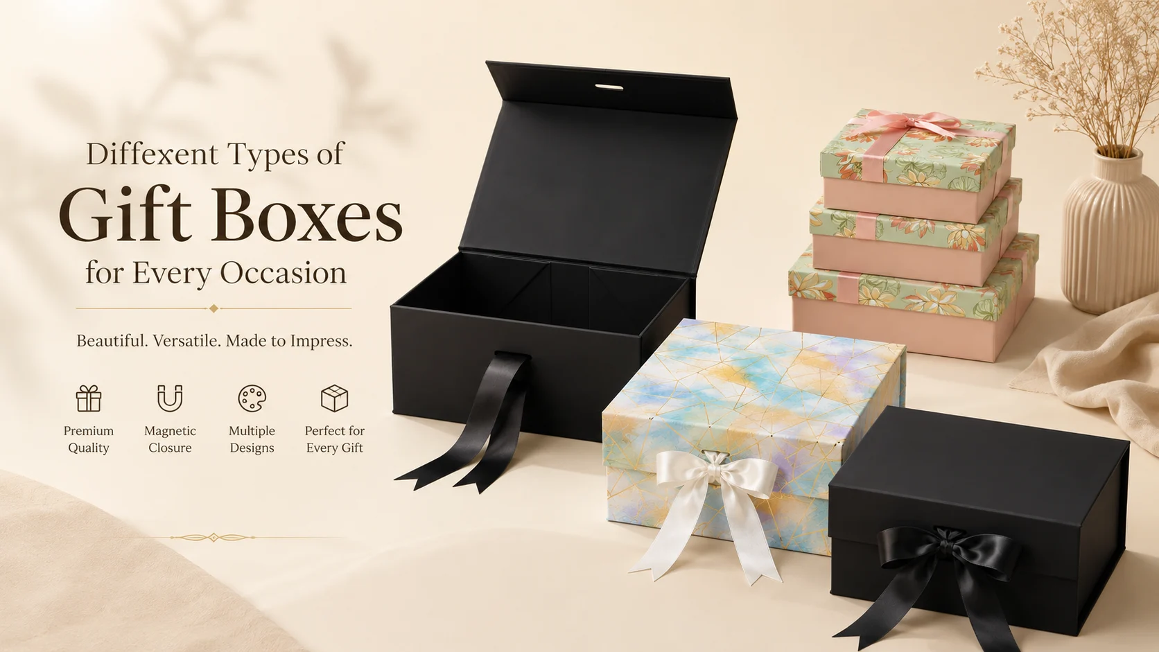Different Types of Gift Boxes for Every Occasion