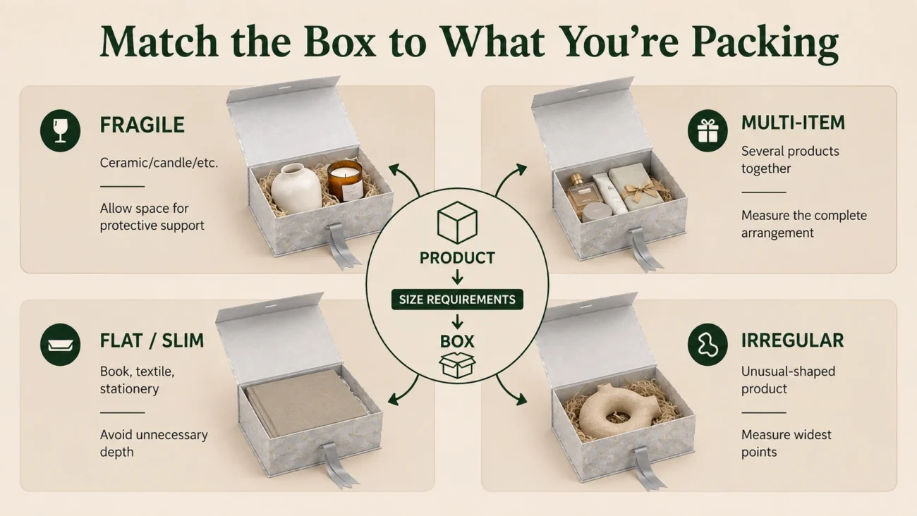 How to Choose Gift Box Size by Product Type