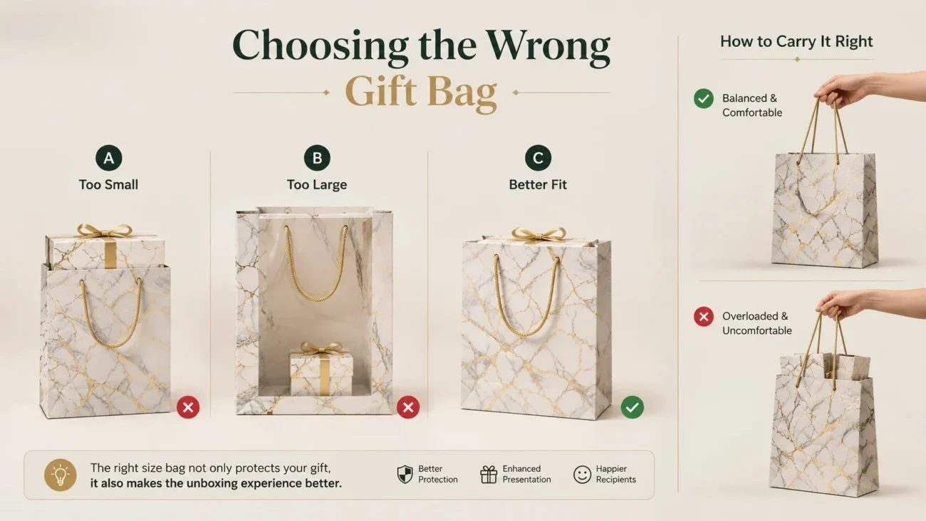 Some Paper Gift Bag Packaging Mistakes