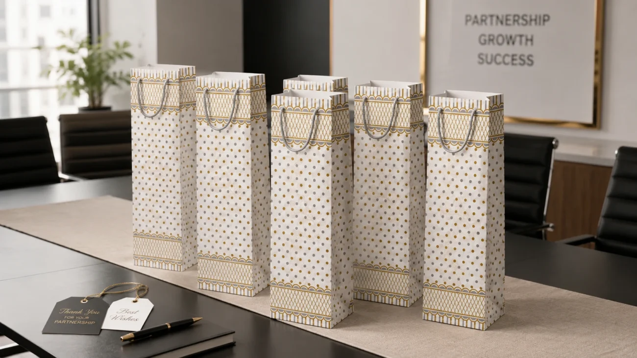 Wine Bottle Gift Bags for Retail Corporate Gifting