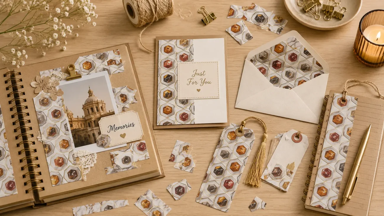 Wrapping Paper DIY Ideas for Scrapbooking and Stationery