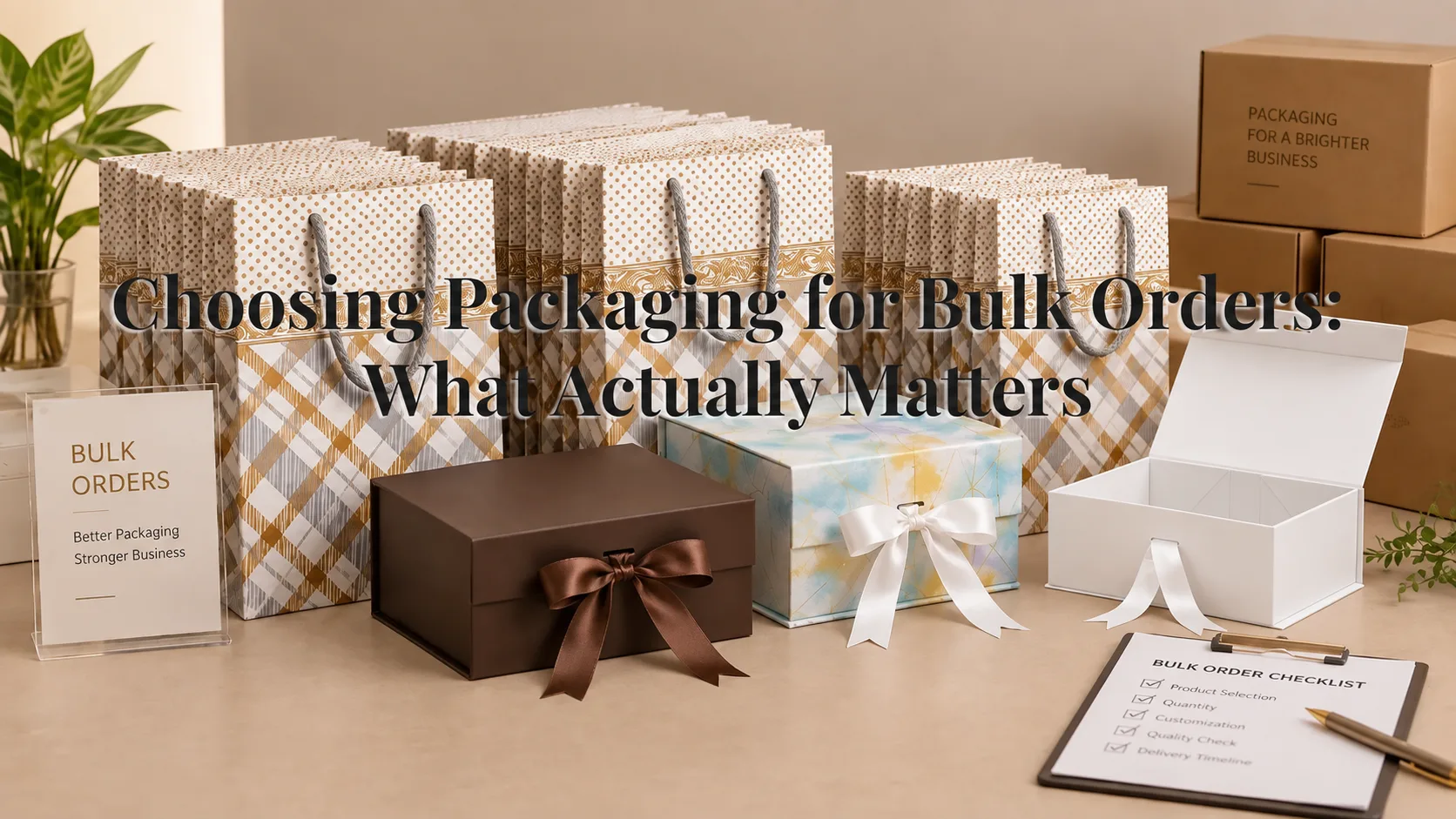 Choosing Packaging for Bulk Orders What Actually Matter