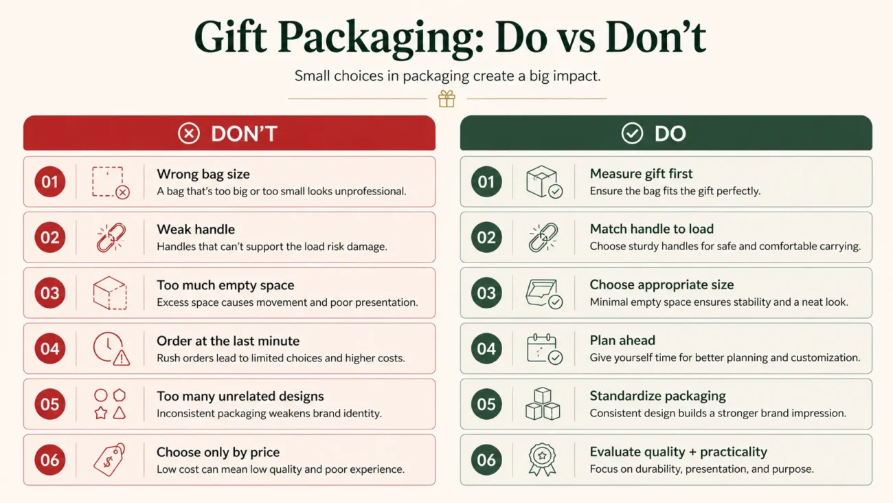 Common Mistakes in Corporate Gift Packaging