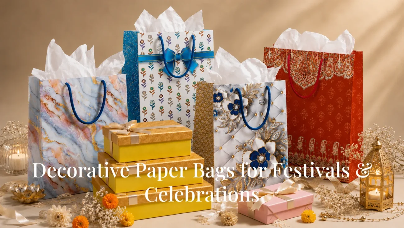 Decorative Paper Bags for Festivals & Celebrations