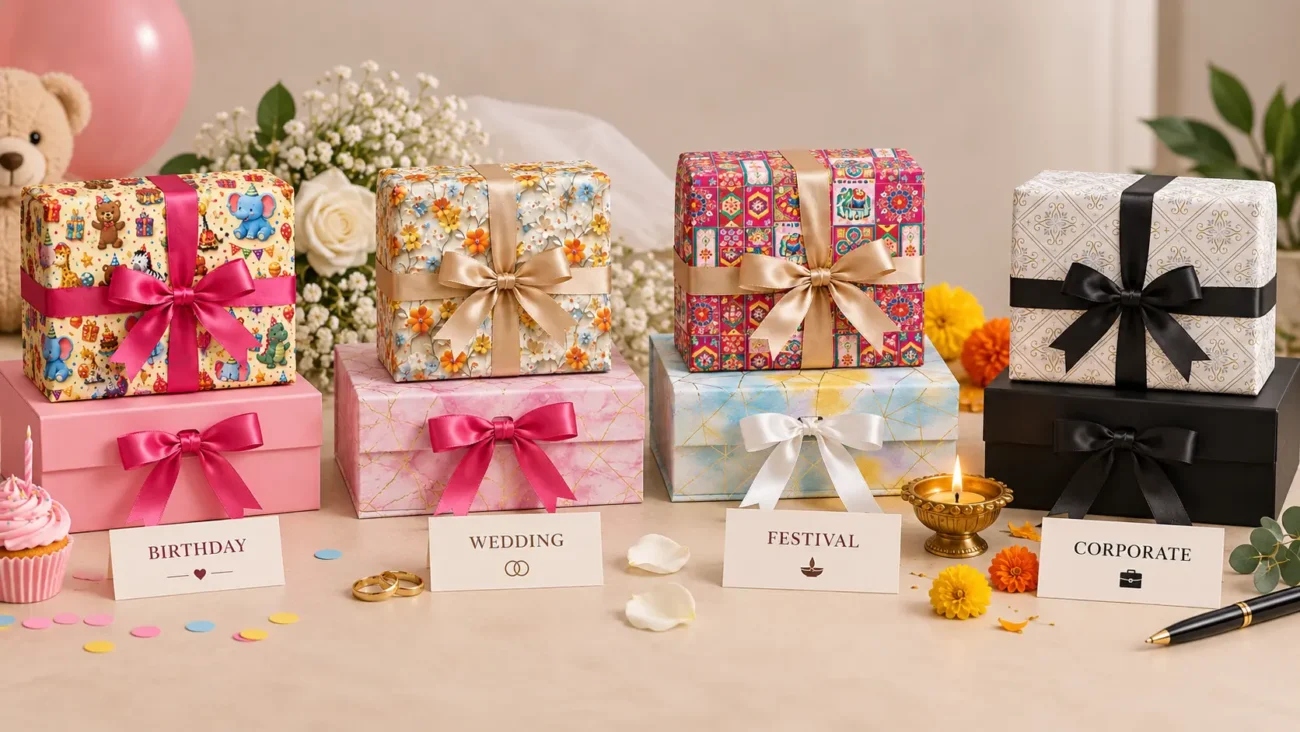 Gift Wrapping Color Combinations by Occasion