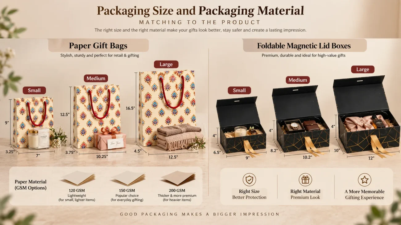 Packaging Size and Packaging Material Matching to the Product