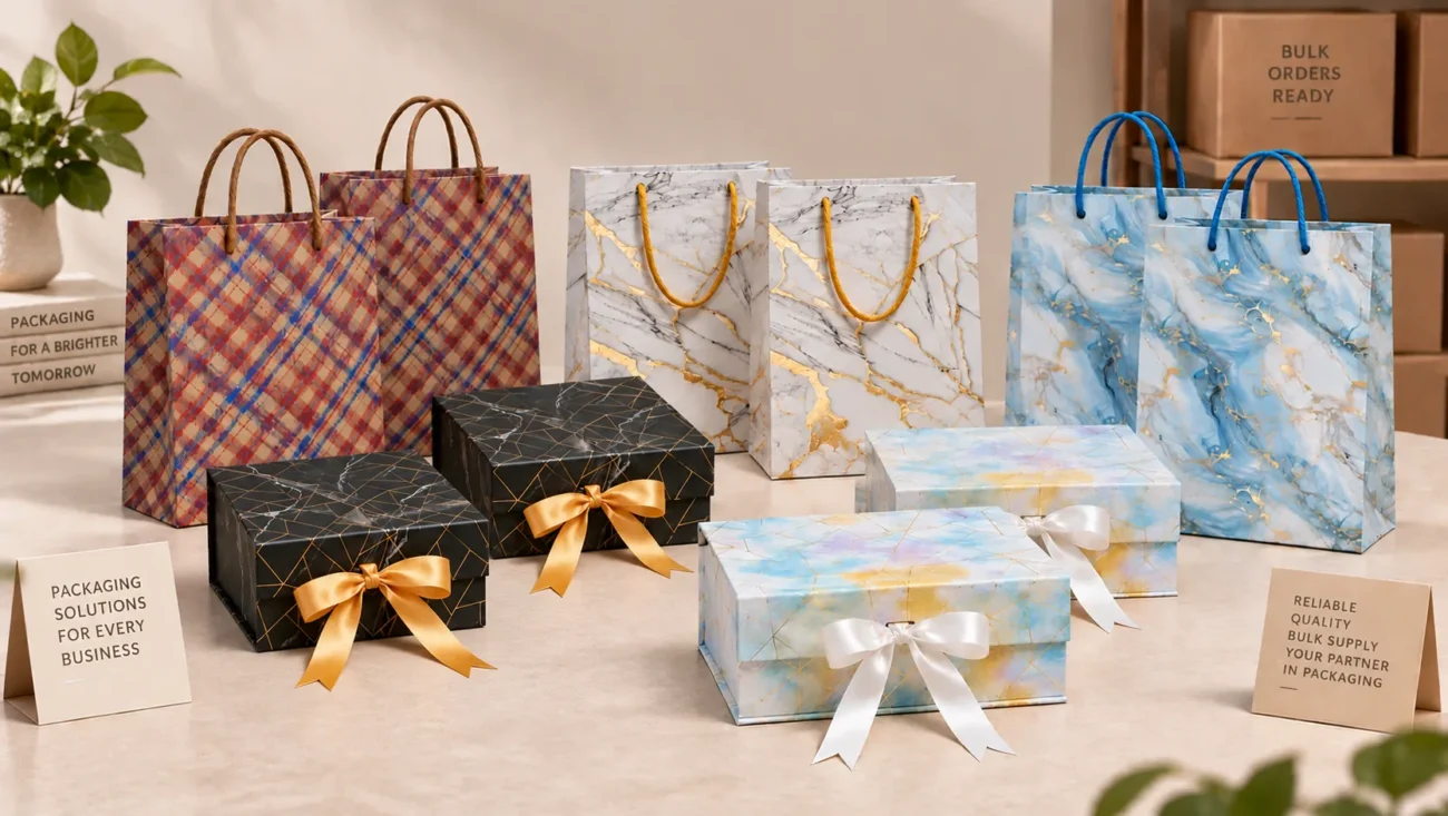 Sourcing Paper Bags and Gift Boxes in Bulk