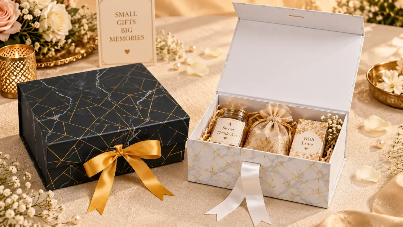 Wedding Return Gift Boxes For Gifts That Need More Structure